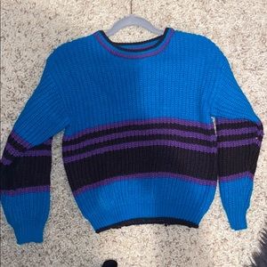 Blue & purple sweater!!